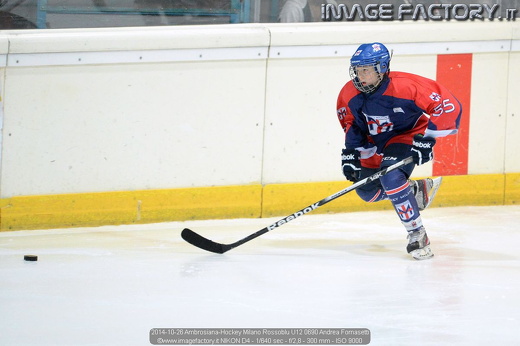 2014-10-26 Ambrosiana-Hockey Milano Rossoblu U12 0690 Andrea Fornasetti